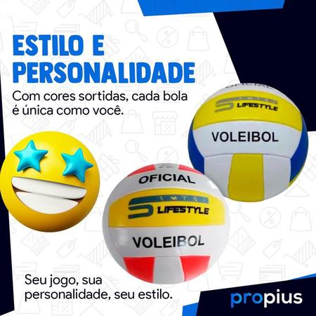 Imagem de Bola De Vôlei Tamanho Oficial Praia E Quadra Voleibol Profissional Rede Piscina Padrão Competições Torneios