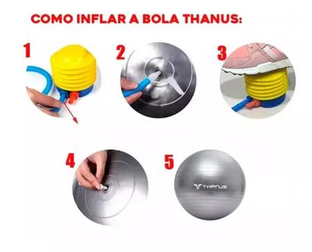 Imagem de Bola Feijão - Peanut Ball - Com Bomba - 90cm x 45cm - Yoga Pilates