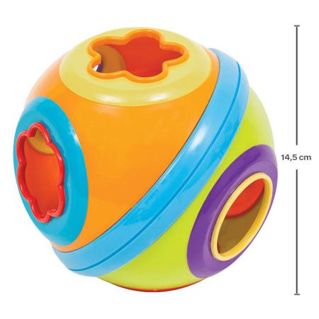 Bola Formas de Encaixe Baby Buba 11394 Imagem de Bola Formas de Encaixe Baby Buba 11394