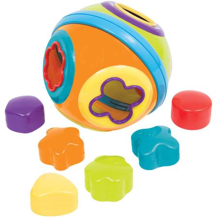 Bola Formas de Encaixe Baby Buba 11394 Imagem de Bola Formas de Encaixe Baby Buba 11394