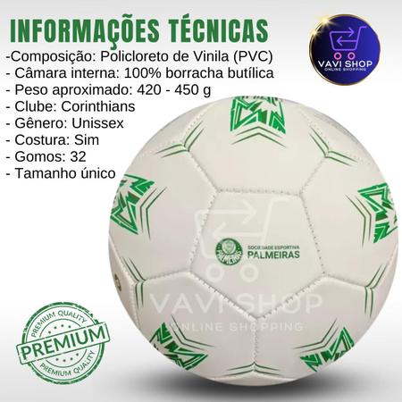 Bola Futebol Palmeiras Campo Society Original Nu5 Oficial - VAVISPORTS -  Bola de Futebol - Magazine Luiza