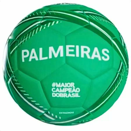 Imagem de Bola Futebol Palmeiras Verde Campo Society Original Oficial N5