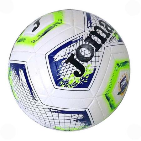 Imagem de Bola Futsal Joma Furia Selo CBFS SUB 9 / SUB 11 Branco Verde e Azul