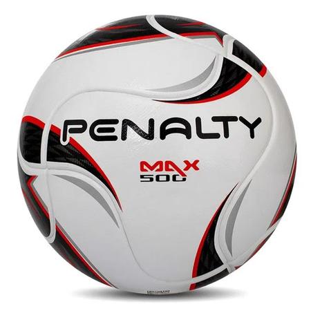 Bola Futsal Penalty Max 1000 XXII - Branca/Preta/Vermelha - Bola de Futsal  - Magazine Luiza