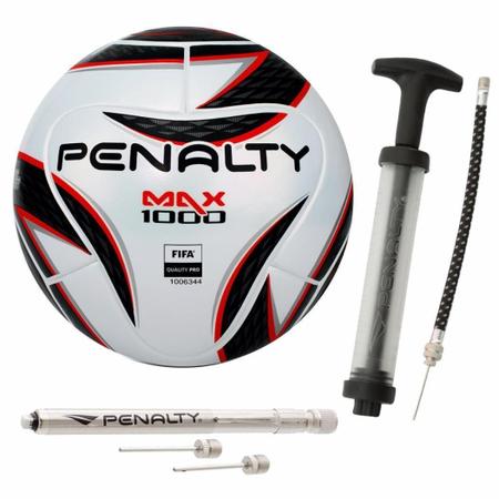 Imagem de Bola Futsal Penalty Max 1000 + Calibrador + Inflador Com Nf