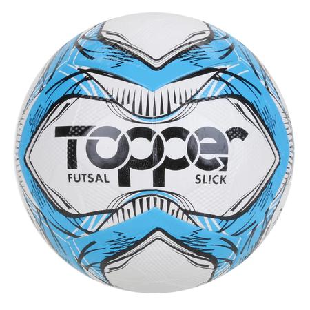 Imagem de Bola Futsal Topper Slick Azul + Bomba De Ar