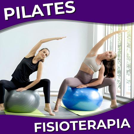 Imagem de Bola Inflável 65cm Fitness Exercícios Pilates Yoga Fisioterapia