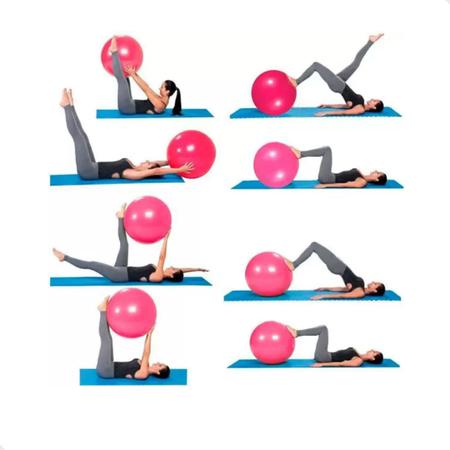 Bola Inflável 85 Cm Para Exercícios Pilates Yoga Abdominal - Western - Bola  de Pilates - Magazine Luiza