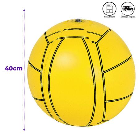 Bola Inflável Divertida Esportes Para Piscina E Praia 40cm - HUGBOX Imagem de Bola Inflável Divertida Esportes Para Piscina E Praia 40cm