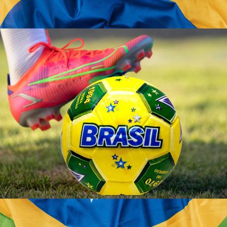 Bola De Jogo Futebol Tamanho Padrão Jogo Campo Praia Novo em