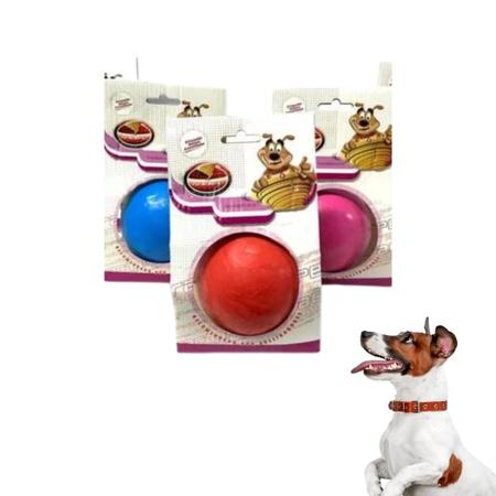 Bola Maciça Dogão G 80mm Amarela - Furacão Pet - Comercial Penna