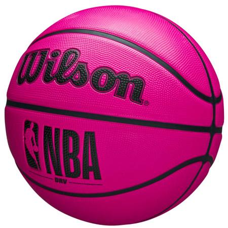 Imagem de Bola Oficial Basquete Wilson NBA DRV Rosa Preto