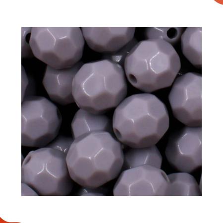Bola Sextavada Leitosa Passante 10mm Em Acrilico Com 500Gr - LADEIRA BIJUTERIAS Imagem de Bola Sextavada Leitosa Passante 10mm Em Acrilico Com 500Gr