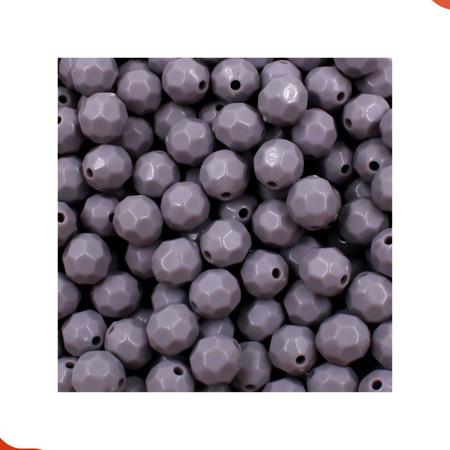 Bola Sextavada Leitosa Passante 10mm Em Acrilico Com 500Gr - LADEIRA BIJUTERIAS Imagem de Bola Sextavada Leitosa Passante 10mm Em Acrilico Com 500Gr