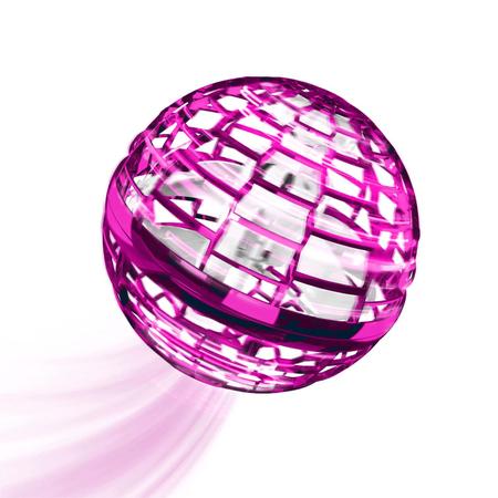 Bola Spinner Voador Led Drone Ufo Boomer Ball Art Brink Drone
