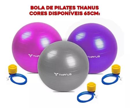 Imagem de Bola Suiça 65cm - Com Bomba - 150kg - Pilates Ginástica Yoga