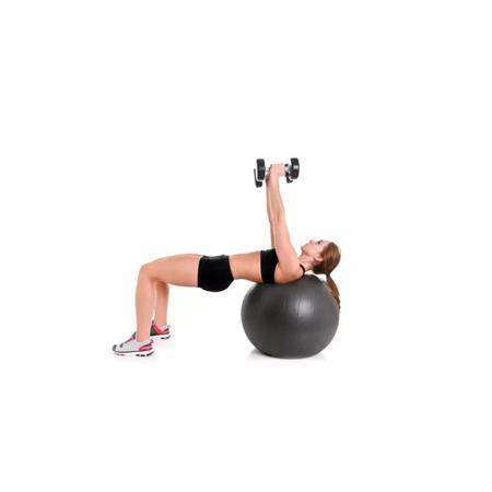 Imagem de Bola Suíça para Pilates Yoga Abdominal 65cm com Bomba Bola de Exercícios Ginástica Academia Treino Fisioterapia