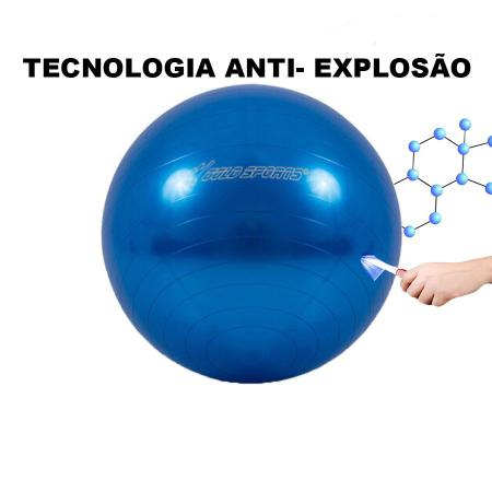 Imagem de Bola Suiça Pilates Yoga Advance 25cm Com Bomba de Encher Gold Sports