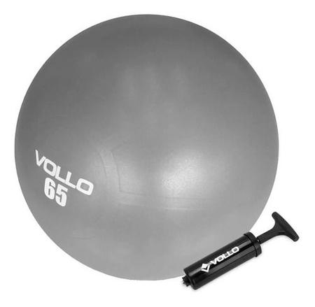 Imagem de Bola Suíça Pilates Yoga Ginástica 65cm Com Bomba Vollo