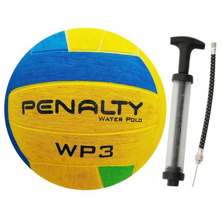Imagem de Bola Water Polo Penalty Oficial WP3 Mais Inflador Com NF