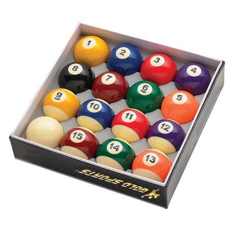 Jogo Bola De Bilhar Sinuca Snooker 52mm Com 16 Bolas - Atena Mix