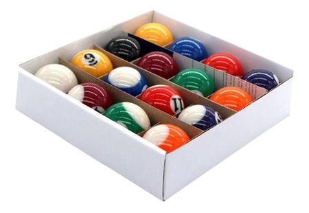 Jogo Bolas De Bilhar Sinuca Numeradas 52mm Snooker - Billiard - Bolas de  Sinuca / Bilhar - Magazine Luiza