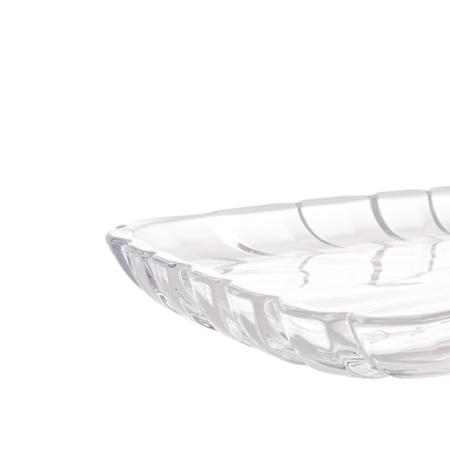 Imagem de Boleira prato para bolo de cristal retangular 36,5 cm grande