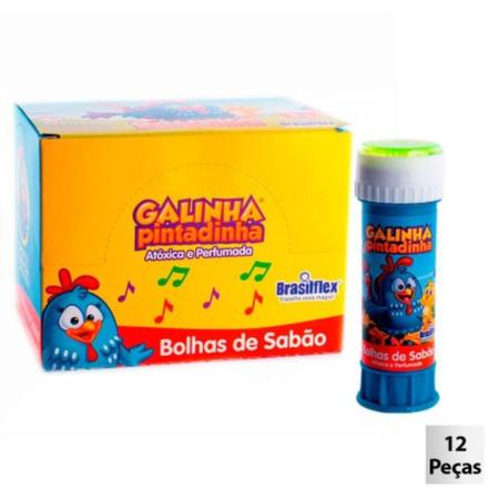 Bolha De Sabao Galinha Pintadinha 60ml C/jogo (2790847000550