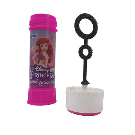 BOLHA DE SABÃO PRINCESAS 60 ML COM JOGO DISPLAY C/12