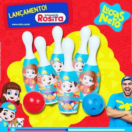 Boliche do Luccas Neto Infantil de Brinquedo - AVARIADO - Shop Macrozao