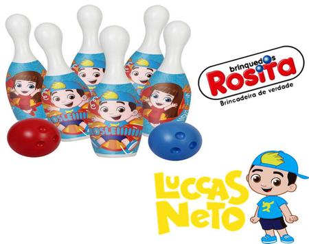 Boliche do Luccas Neto Infantil de Brinquedo - AVARIADO - Shop Macrozao