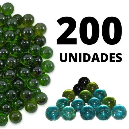 200 Bolinhas de Gude Fubeca Bola de Gude Lisa Colorida - BrinqueShop -  Bolinha de Gude - Magazine Luiza