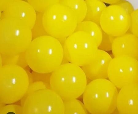 Imagem de Bolinha de piscina 100 unidades 76mm Amarelo Cetrofrs