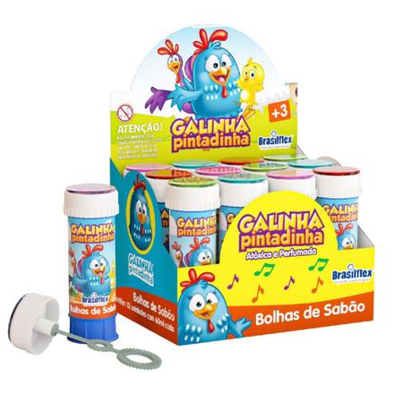 Bolinha De Sabão Galinha Pintadinha Lembrancinha C Jogo 24u - Pais e filhos  - Bolha de Sabão - Magazine Luiza