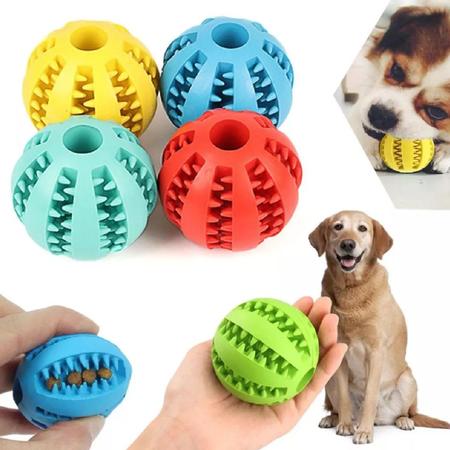 Bolinha Porta Petisco Interativa Bola para Pet Cachorros