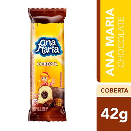 Bolinho Ana Maria Cobertura de Chocolate com 42g - Bolo / Bolinho