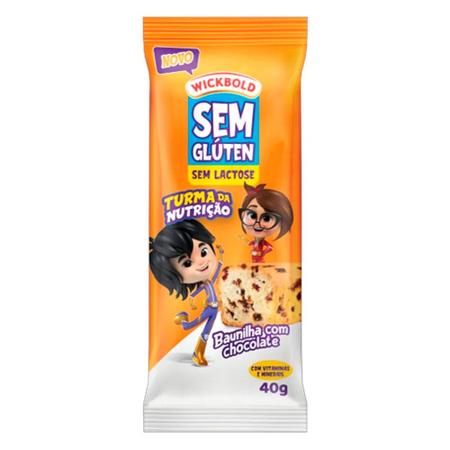 Bolinho de Baunilha e Chocolate Sem Glúten e Sem Lactose Turma da Nutrição Wickbold 40g Imagem de Bolinho de Baunilha e Chocolate Sem Glúten e Sem Lactose Turma da Nutrição Wickbold 40g