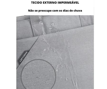 Imagem de Bolsa Case Para Notebook Laptop Maleta Executiva Impermeável Unissex Pasta Documentos 15.6 polegadas