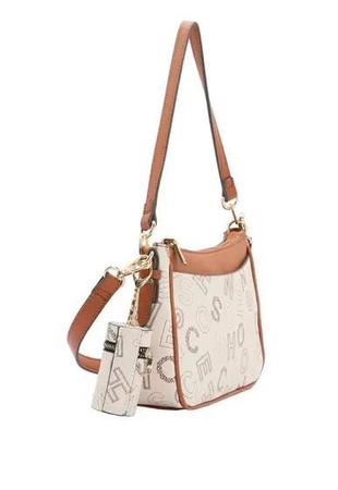 Imagem de Bolsa Chenson Feminina Monograma Fun Ombro Bege 3484545