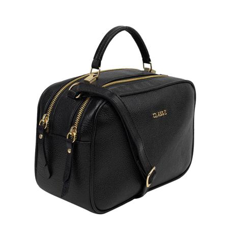 Imagem de Bolsa classe feminina camera bag de couro 2846-2 - preto