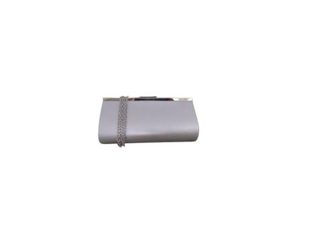 Imagem de Bolsa Clutch Carteira Prata