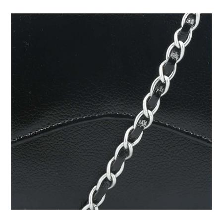 Bolsa Crossbody de Couro Metalizado Queila - CANAL DAS COISAS Imagem de Bolsa Crossbody de Couro Metalizado Queila