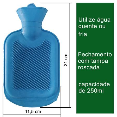 Kit 3 Bolsa Água Térmica Compressa Cólica Dor Abdominal 1,8 - KEP STORE