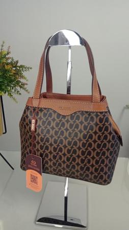 Bolsa de couro legítimo CLASSE - TOTE 3200-2 Canvas Marron Imagem de Bolsa de couro legítimo CLASSE - TOTE 3200-2 Canvas Marron