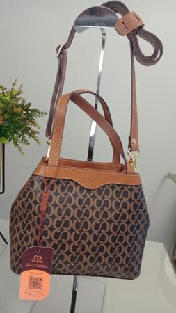 Bolsa de couro legítimo CLASSE - TOTE 3200-2 Canvas Marron Imagem de Bolsa de couro legítimo CLASSE - TOTE 3200-2 Canvas Marron