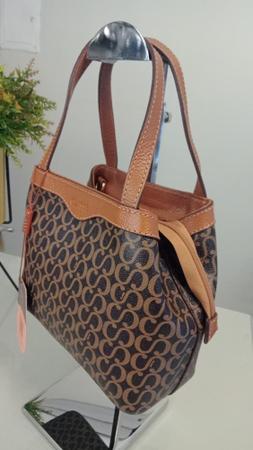 Bolsa de couro legítimo CLASSE - TOTE 3200-2 Canvas Marron Imagem de Bolsa de couro legítimo CLASSE - TOTE 3200-2 Canvas Marron