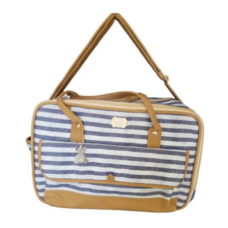 navy blue weekender bolsa