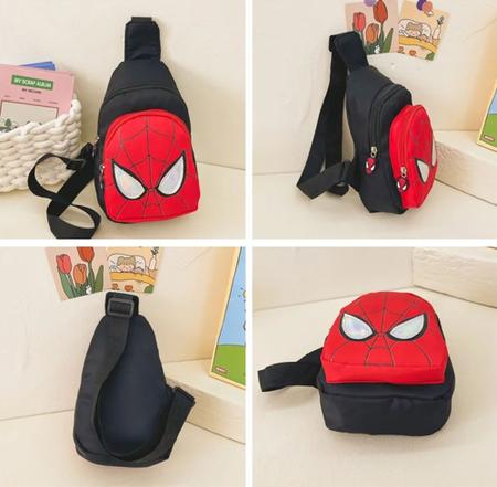 Imagem de Bolsa de Ombro Homem-Aranha para Crianças: Leve e Divertida