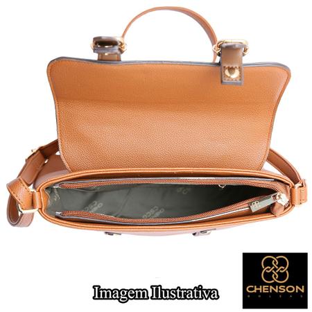 Imagem de Bolsa de Ombro Mão Feminina Tom Transversal Chenson 3484633