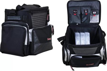 Imagem de Bolsa de pesca mochila apetrechos sumax sm-1202 - com 3 estojos e capa de chuva